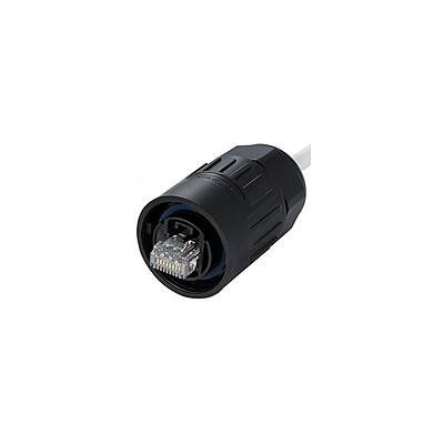 YT-RJ45 Series RJ45 Snap-Fastener Male Plug IP65 Waterproof Ethernet Connector