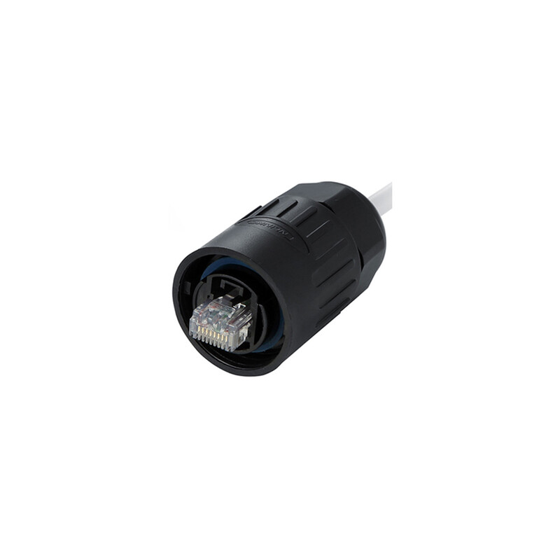 YT-RJ45 Series RJ45 Snap-Fastener Male Plug IP65 Waterproof Ethernet Connector