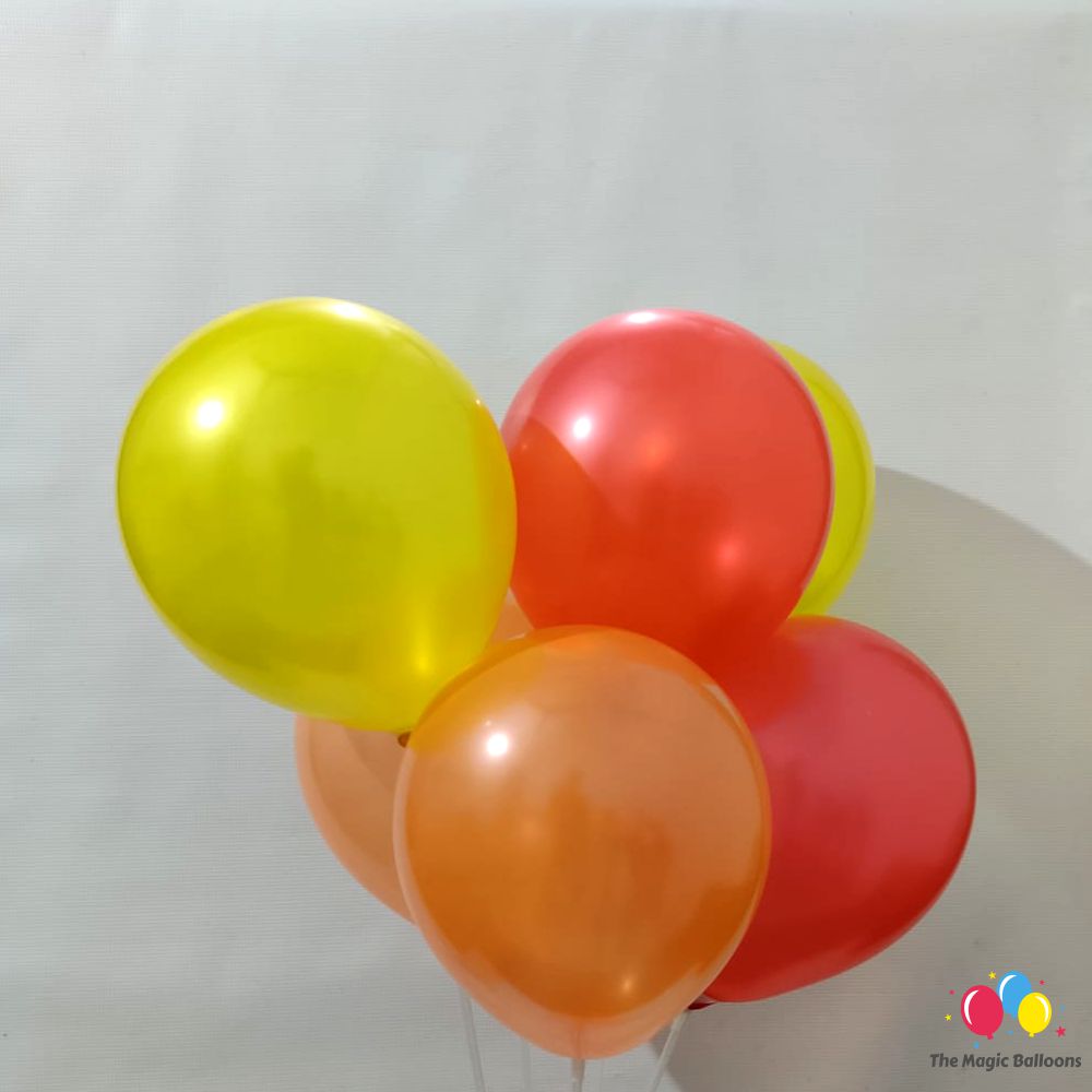 The Magic Balloons Store- Plain Multicolor Latex/Metallic Balloons- Birthday/Wedding /Anniversary/Baby shower/Kids Party Decoration Balloons Pack of 30pcs – 181514 The Magic Balloons Store- Plain Multicolor Latex/Metallic Balloons- Birthday/Wedding /Anniversary/Baby shower/Kids Party Decoration Balloons Pack of 30pcs – 181514