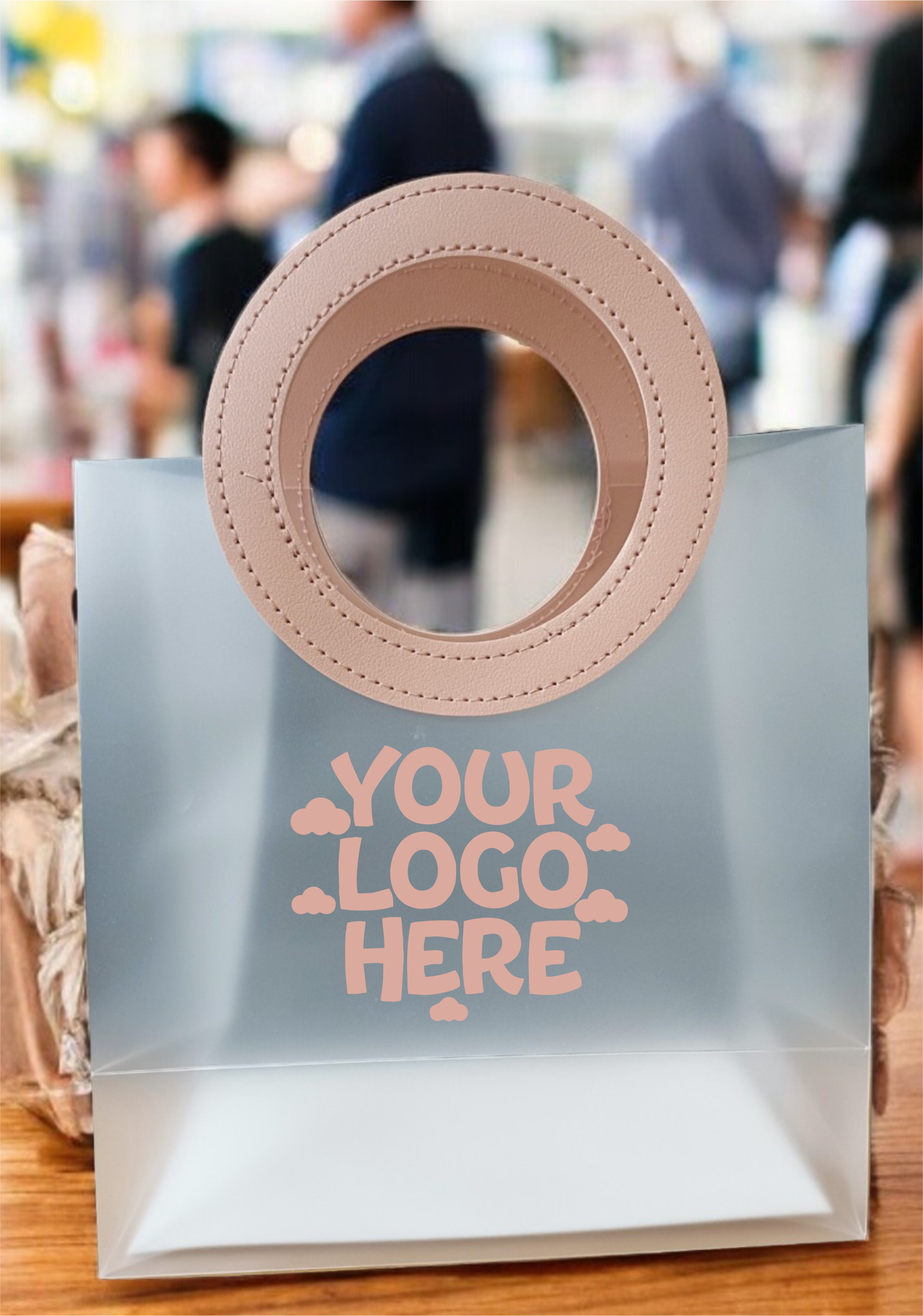 The Magic Balloons – Customized Transparent Gift Bags | Pack of 6 | Personalized Printed Bags for Gifts, Return Gifts, Party Favors, Hampers, Events, Wedding, Birthday, Branding