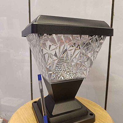 Delco Model Solar Gate Light  Solar Post With Waterprof