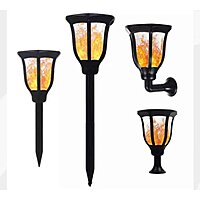 Mashal Haveli Model 3 in 1 Gate Light Waterproof Garden Flame Lamp