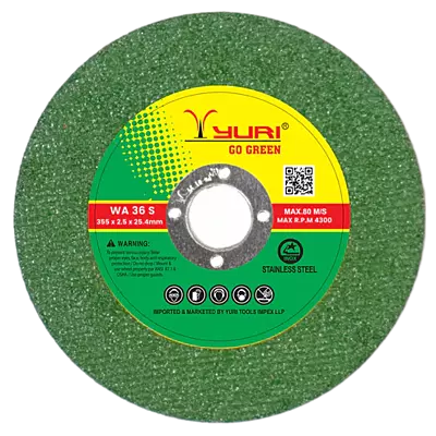 YURI CUT OFF WHEEL 5X1MM GREEN