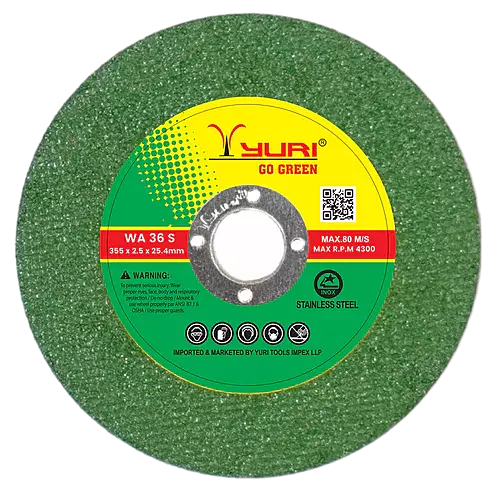 YURI CUT OFF WHEEL 5X1MM GREEN