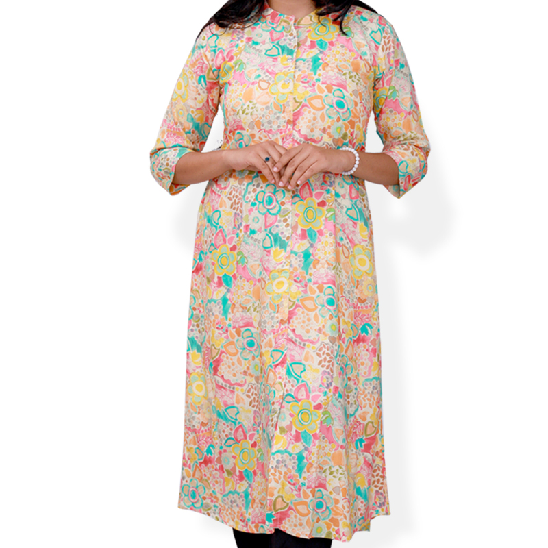 Zahari Floral Dress-Pastel Bloom