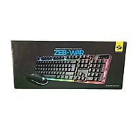 Zebronics War Gaming Keyboard and Mouse Combo | Gold Plated USB | Braided Cable | Multicolor LEDs | Gaming Mouse with breathing LEDs Zebronics War Gaming Keyboard and Mouse Combo | Gold Plated USB | Braided Cable | Multicolor LEDs | Gaming Mouse with breathing LEDs