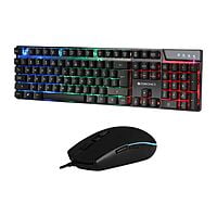 Zebronics War Gaming Keyboard and Mouse Combo | Gold Plated USB | Braided Cable | Multicolor LEDs | Gaming Mouse with breathing LEDs Zebronics War Gaming Keyboard and Mouse Combo | Gold Plated USB | Braided Cable | Multicolor LEDs | Gaming Mouse with breathing LEDs