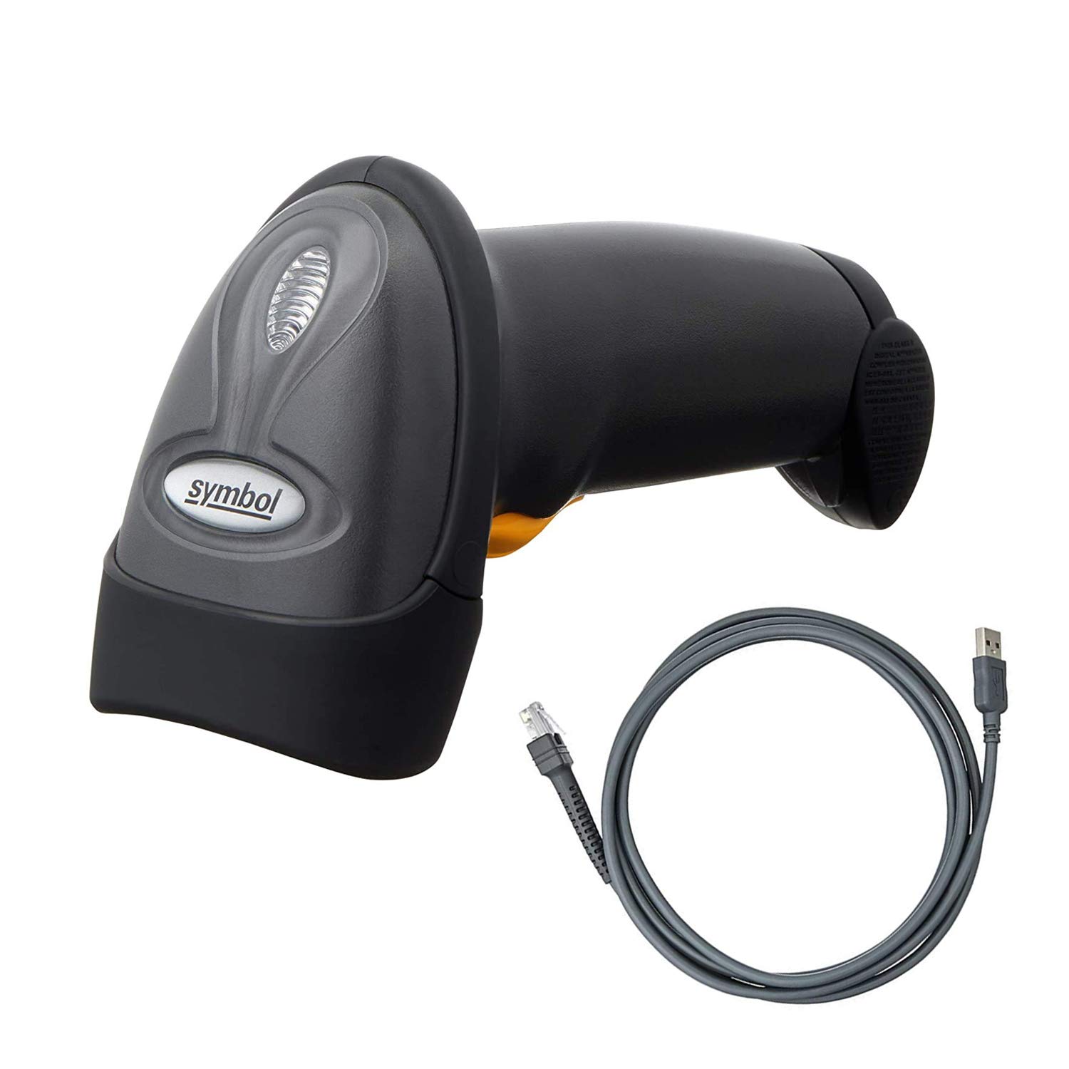 Zebra LS2208 1D Handheld Barcode Scanner Wired Optical Laser Black Corded Reader Imager with Stand and USB Cord Zebra LS2208 1D Handheld Barcode Scanner Wired Optical Laser Black Corded Reader Imager with Stand and USB Cord