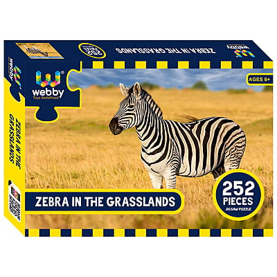 Zebra in the Grasslands 252 Pcs