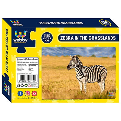 Zebra in the Grasslands 252 Pcs