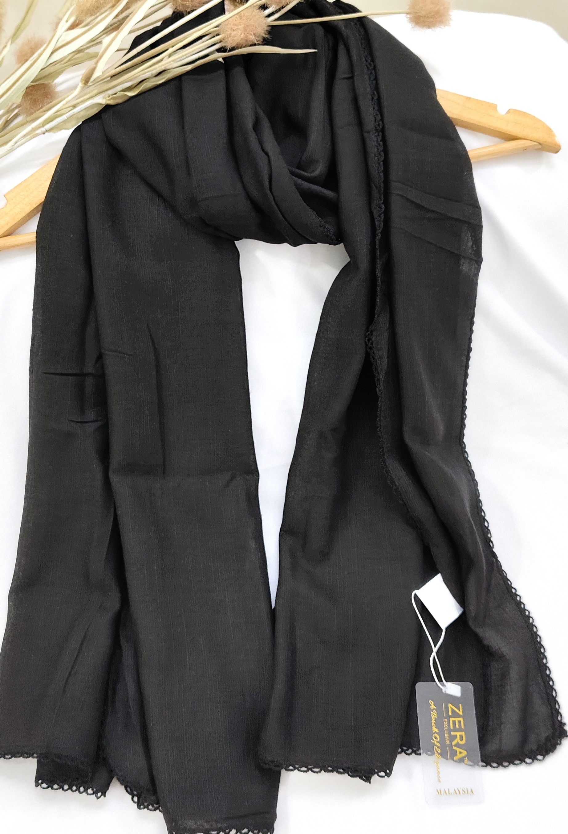 Zera Exclusive Premium Malaysian Cotton Crochet Hijab