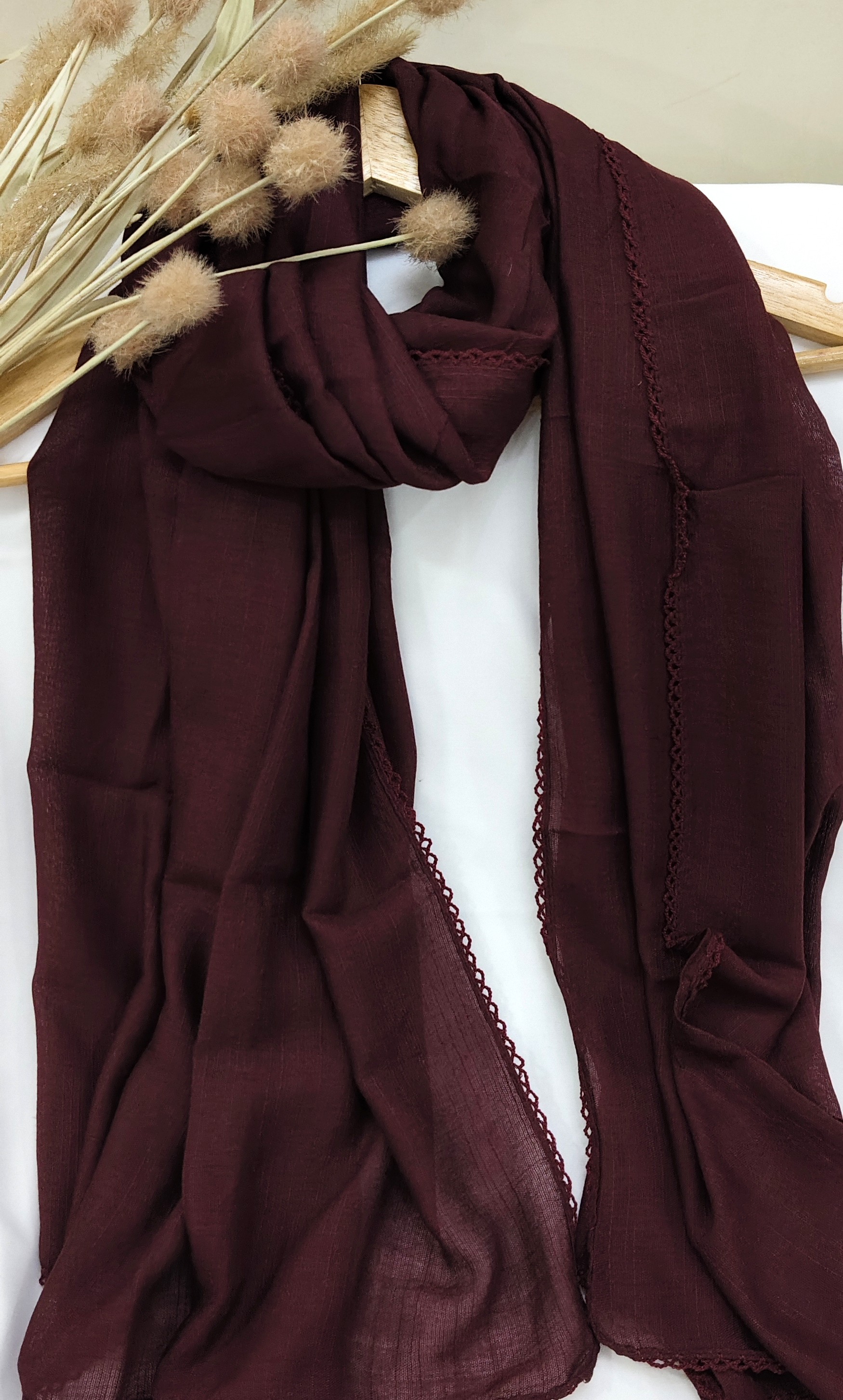 Zera Exclusive Premium Malaysian Cotton Crochet Hijab