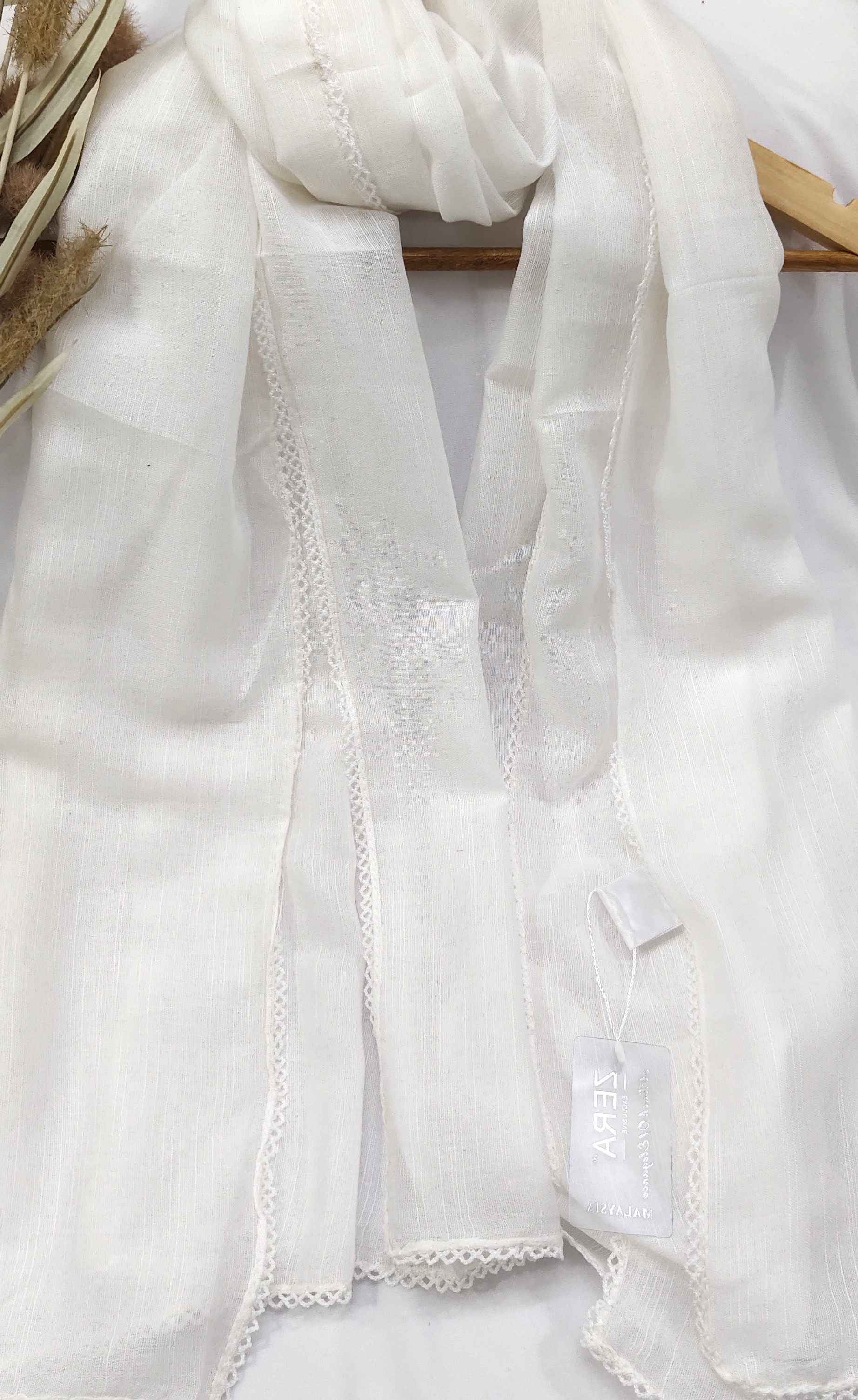 Zera Exclusive Premium Malaysian Cotton Crochet Hijab