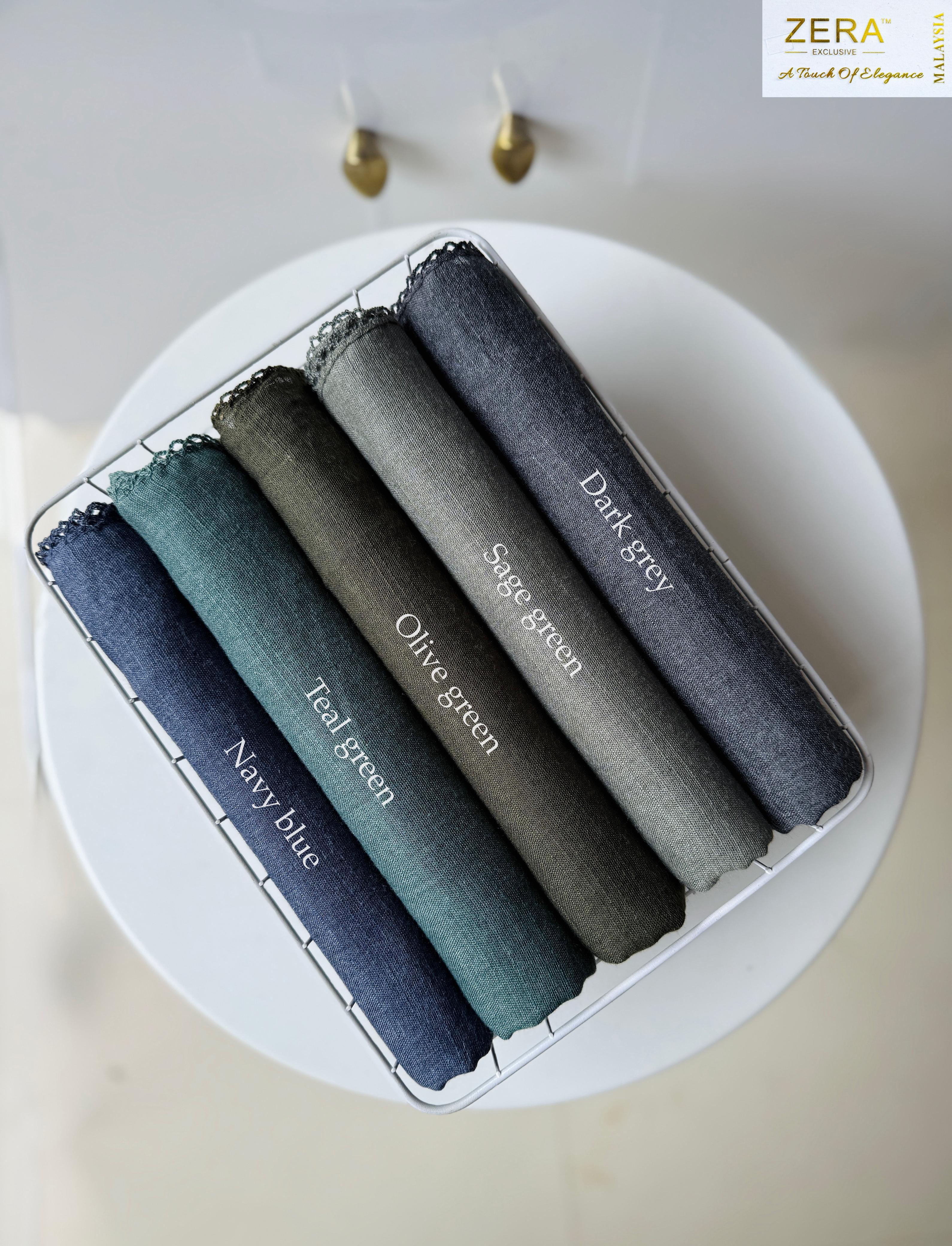 Zera Exclusive Premium Malaysian Cotton Crochet Hijab