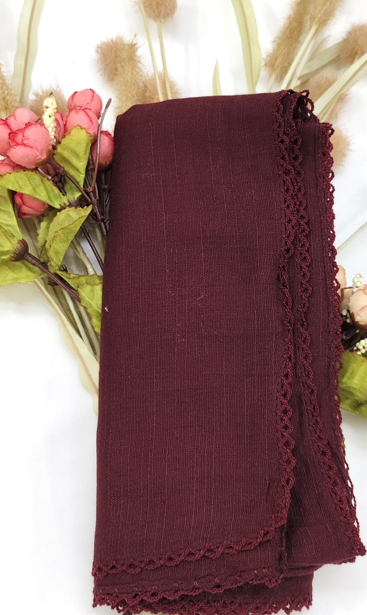 Zera Exclusive Premium Malaysian Cotton Crochet Hijab