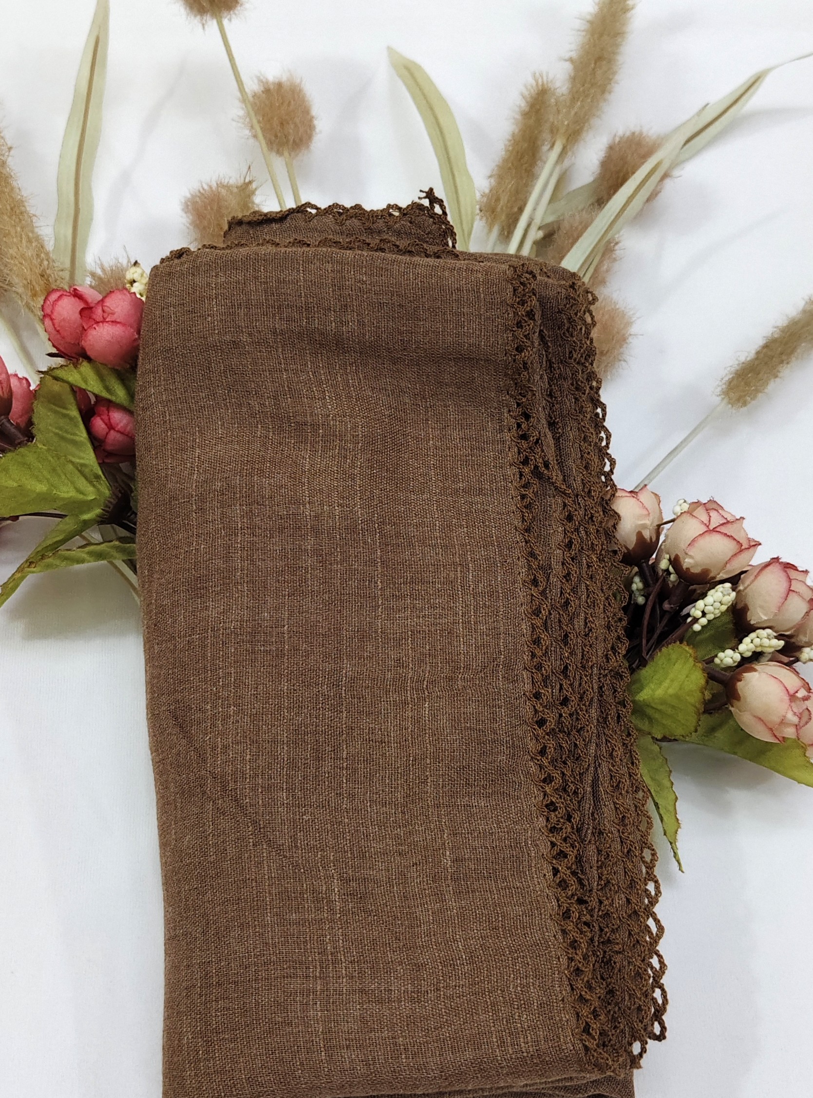 Zera Exclusive Premium Malaysian Cotton Crochet Hijab