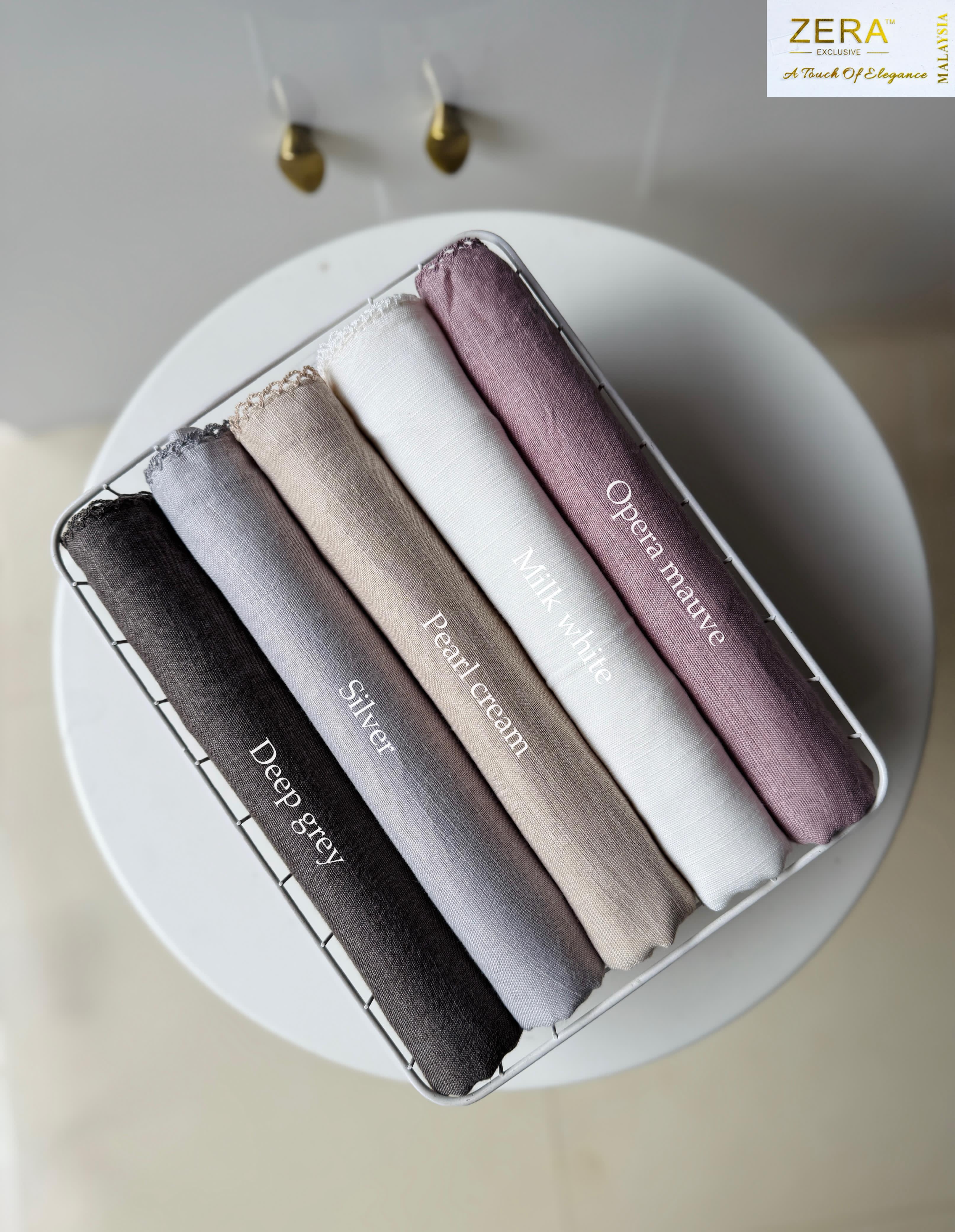 Zera Exclusive Premium Malaysian Cotton Crochet Hijab