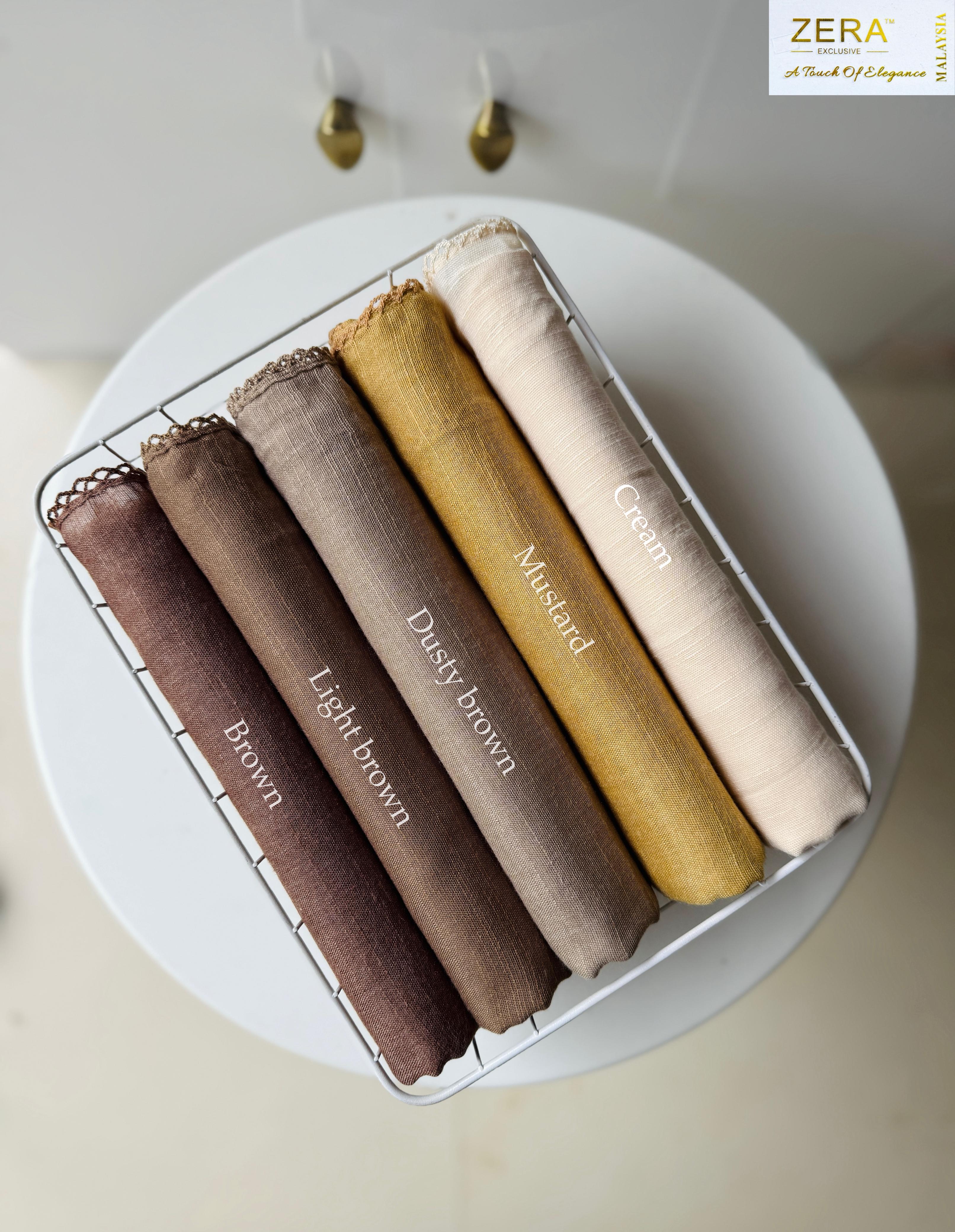 Zera Exclusive Premium Malaysian Cotton Crochet Hijab