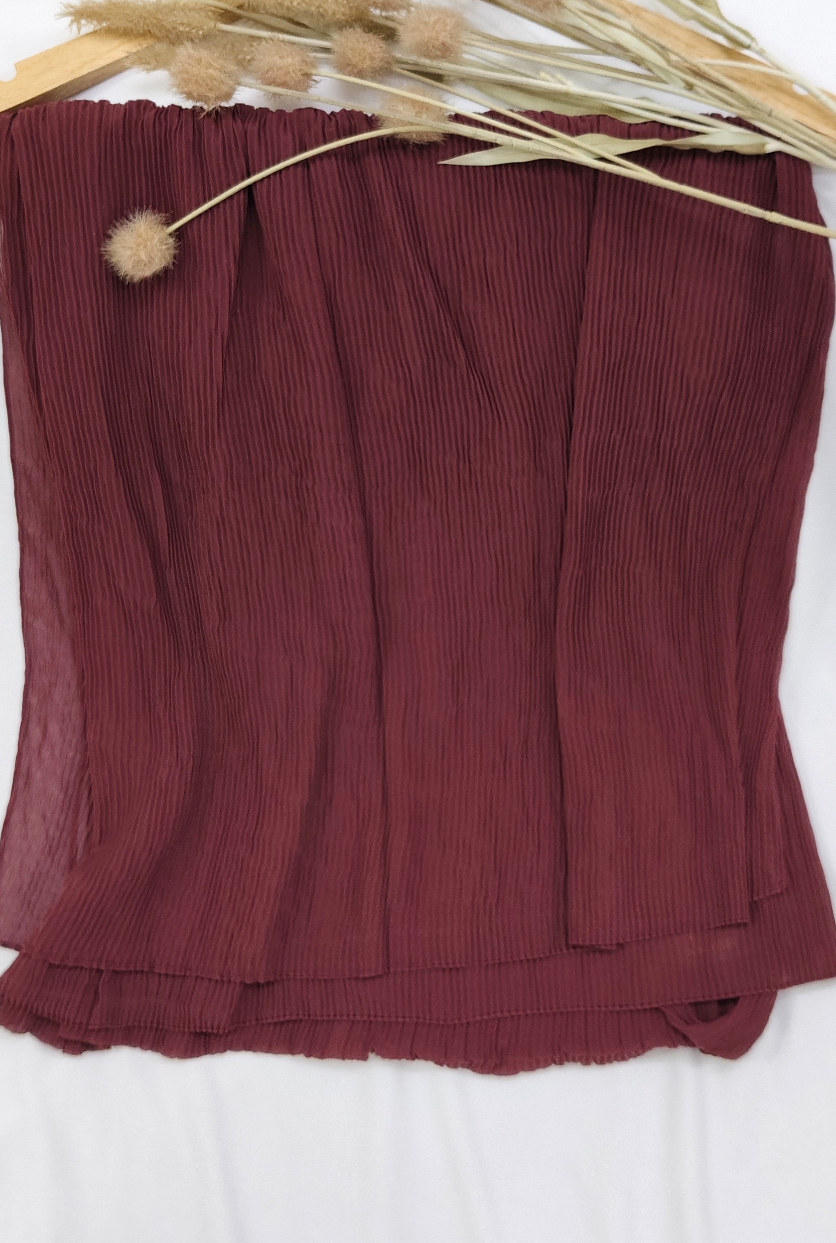 Zera Premium Malaysian Ribbed Chiffon Hijab