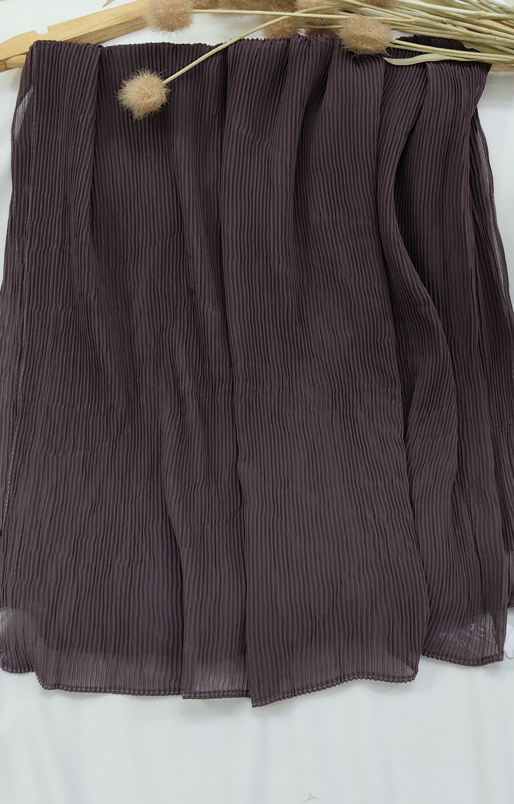 Zera Premium Malaysian Ribbed Chiffon Hijab