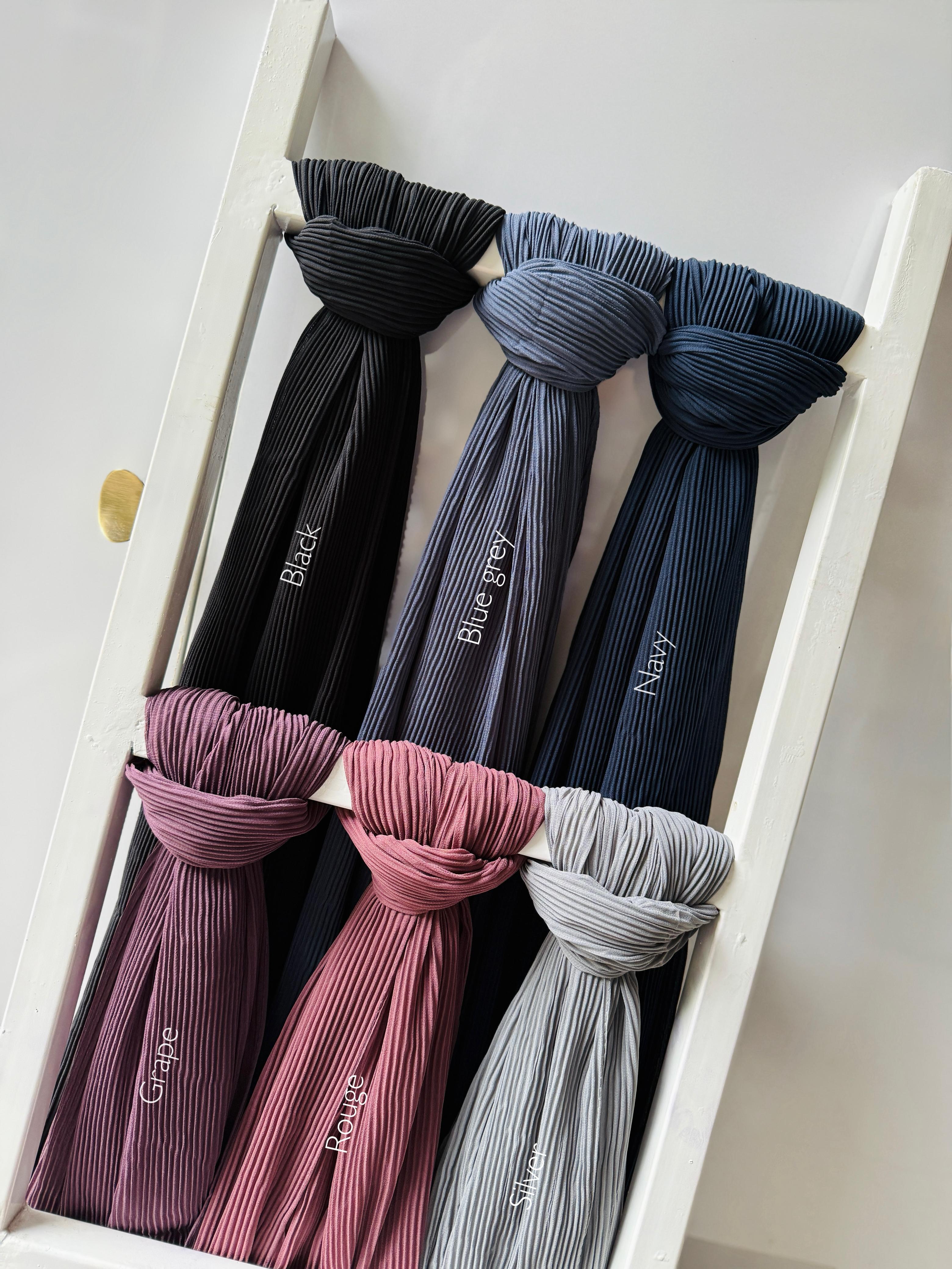 Zera Premium Malaysian Ribbed Chiffon Hijab