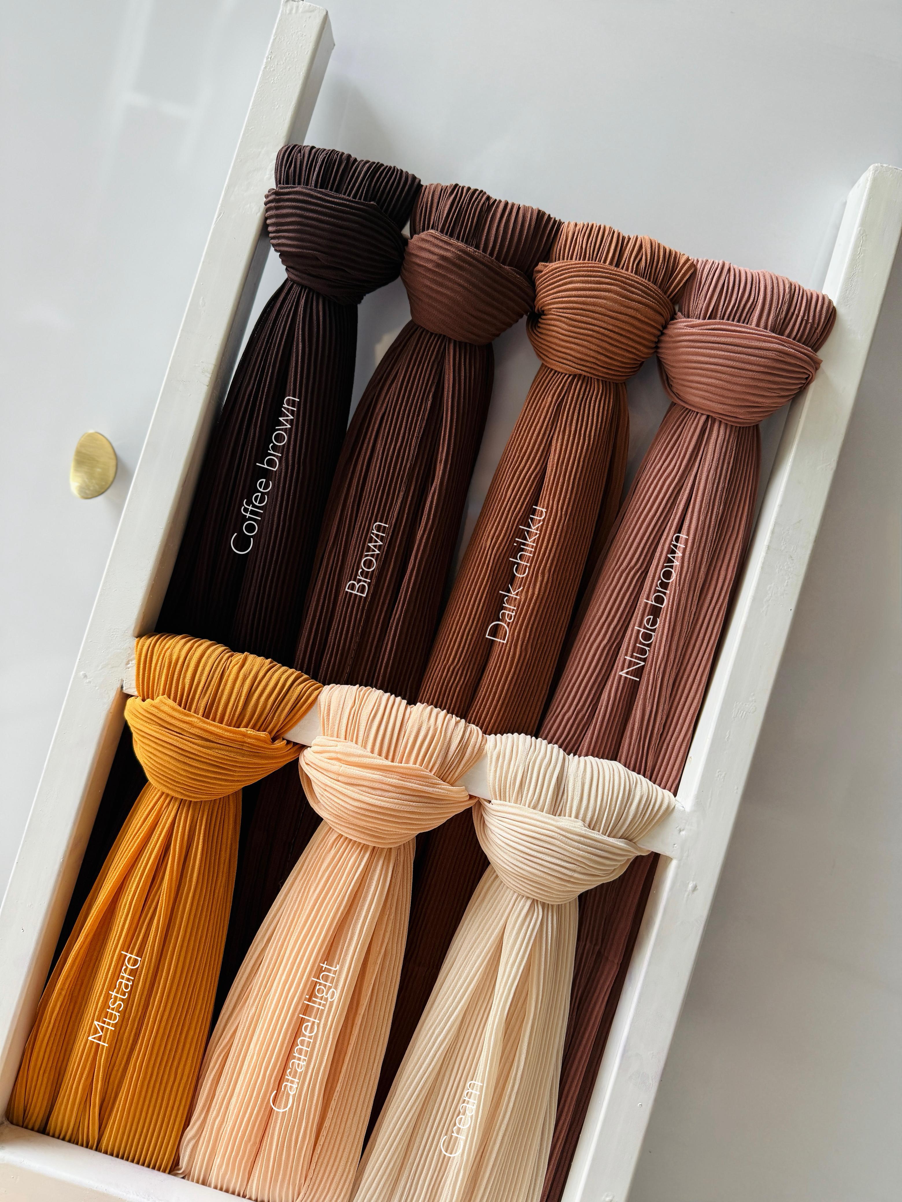 Zera Premium Malaysian Ribbed Chiffon Hijab