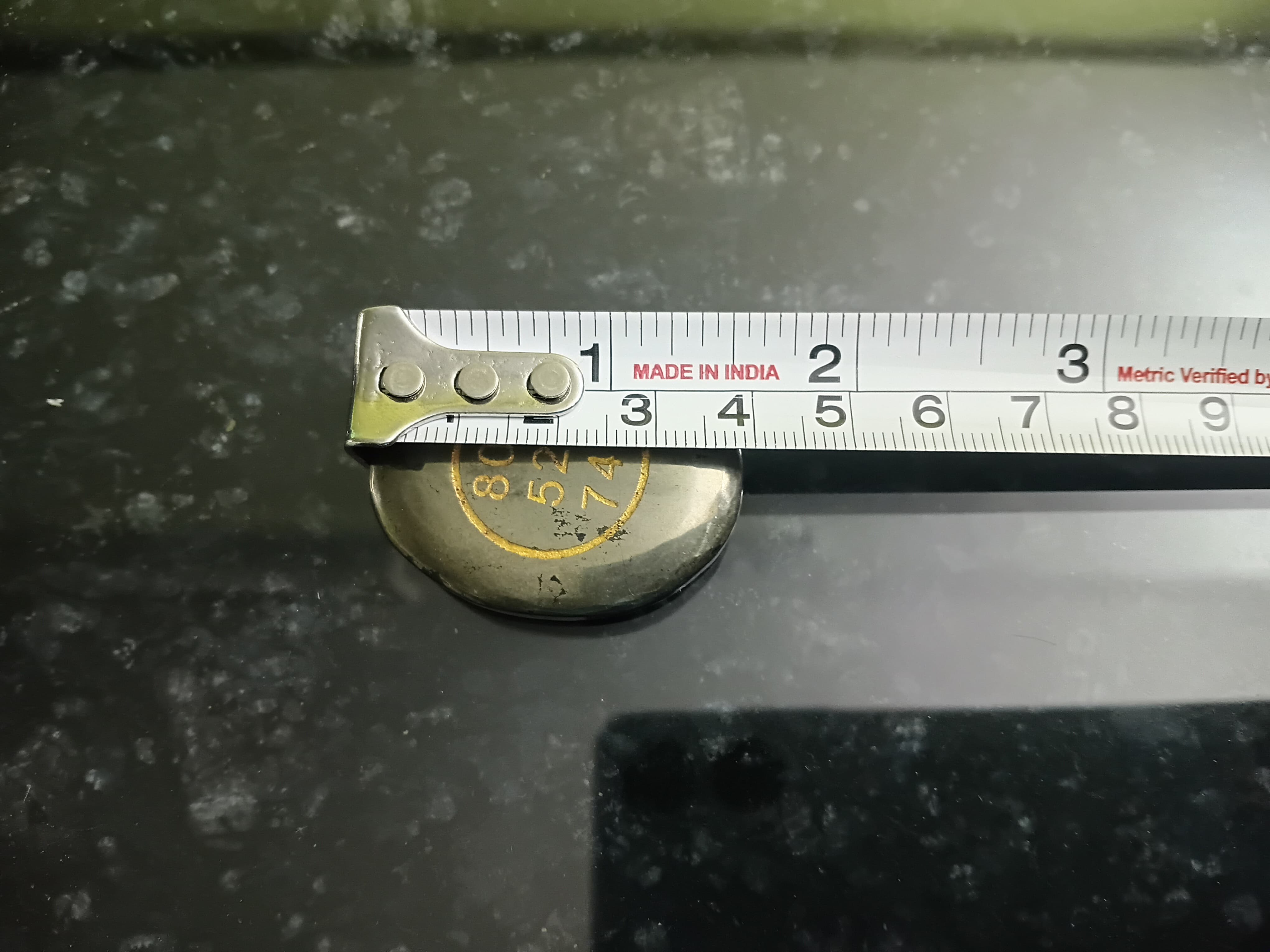 Pyrite Zibu Coin with Wodden Box & Certificate