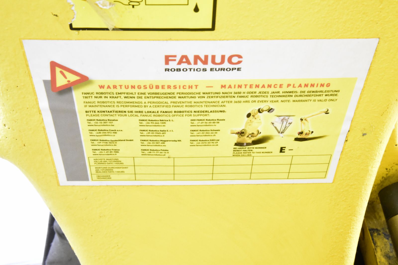 FANUC R-2000iA/165F, A05B-1324-B203,Robot with Control cabinet and Panel, YoM2002 FANUC R-2000iA/165F, A05B-1324-B203,Robot with Control cabinet and Panel, YoM2002