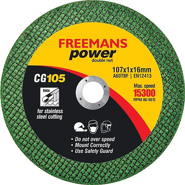 4-Inch  Cut off Wheels for Metal and Stainless Steel Cutting - Green