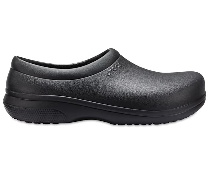 CROCS ON THE CLOCK SLIP RESISTANT WORK SLIP-ON