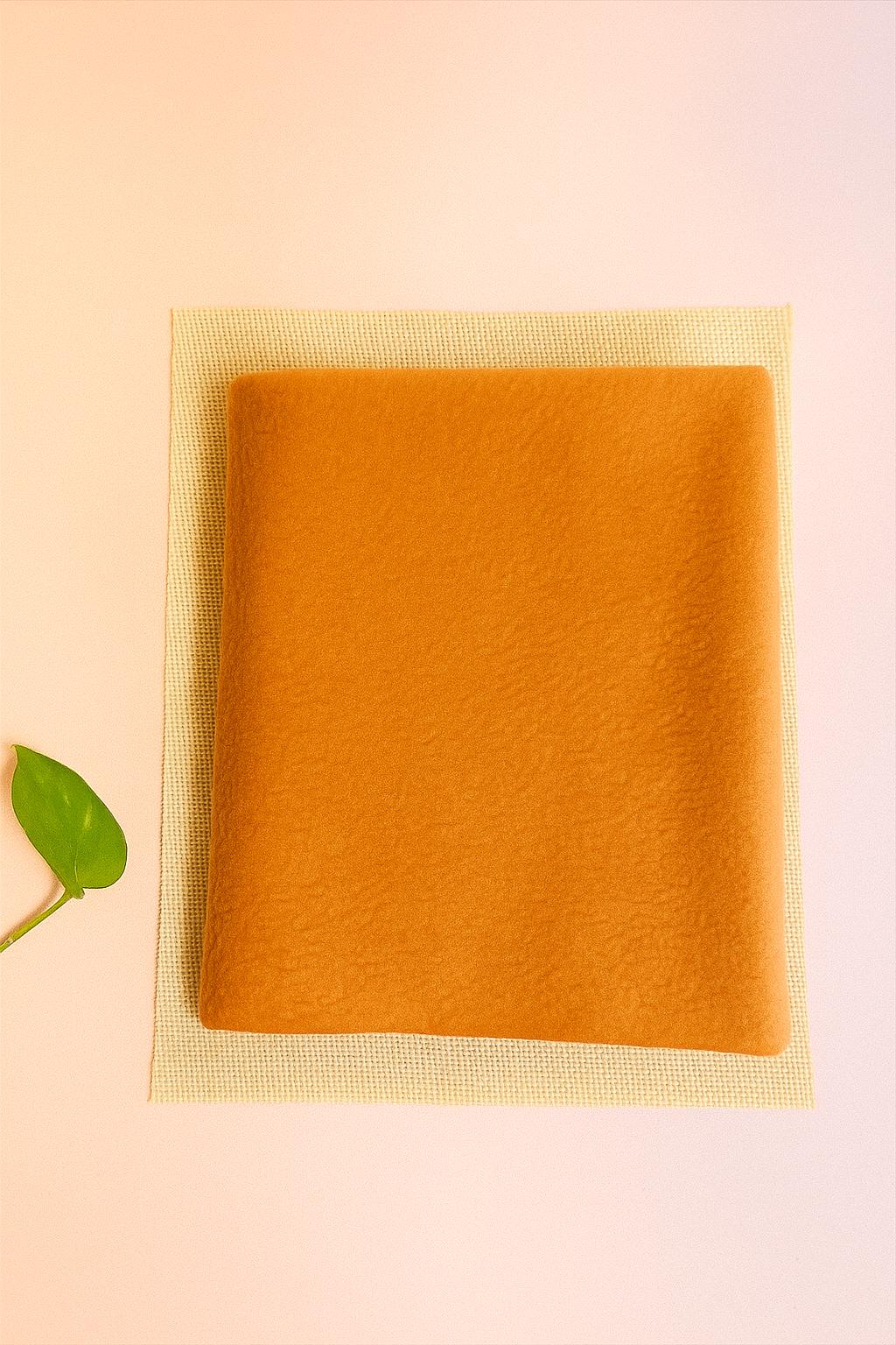 Baby Dry Sheet / Oil Massage Mat - Honey Orange