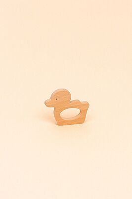 Wooden Duck Teether