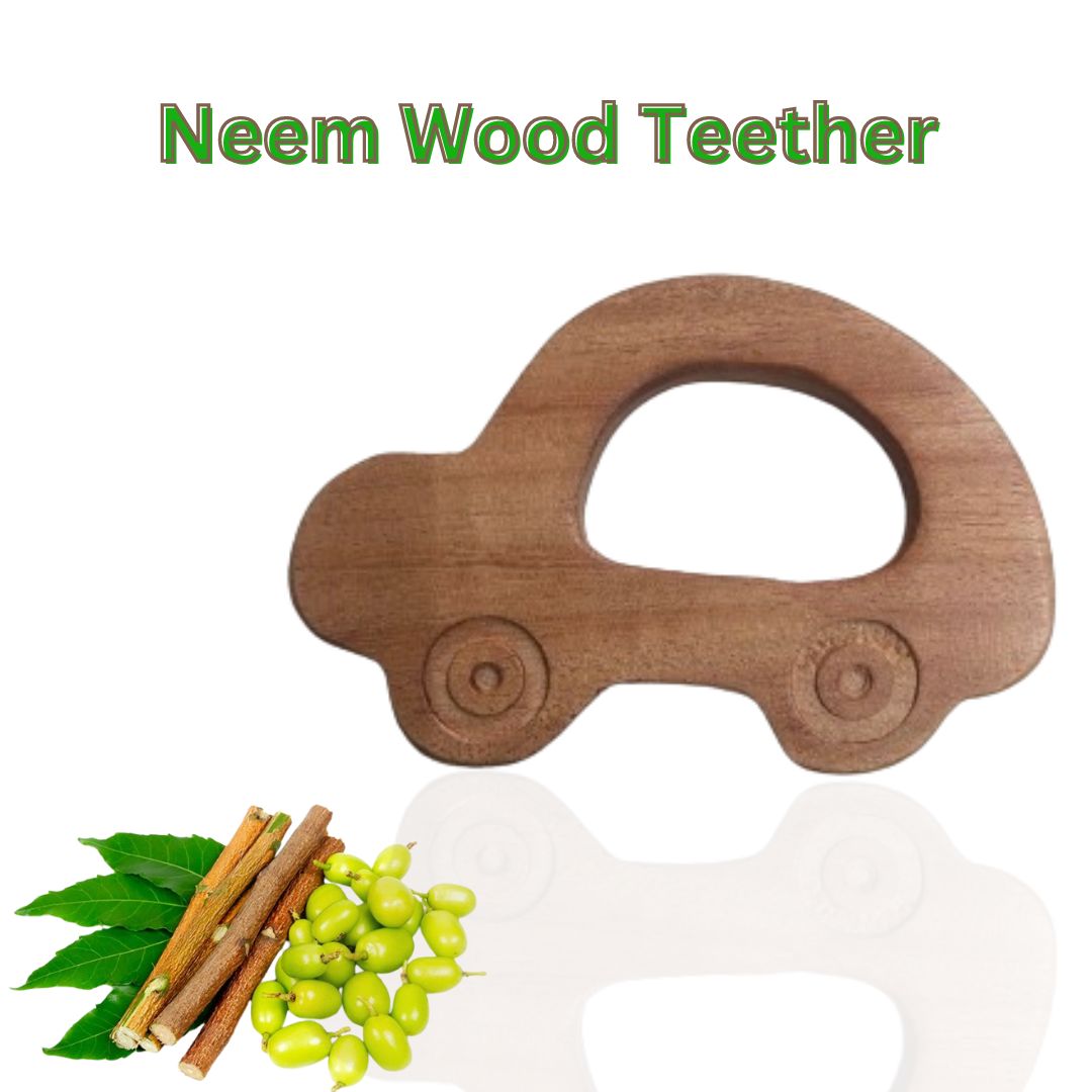 ZoomCar Neem Wood Teether