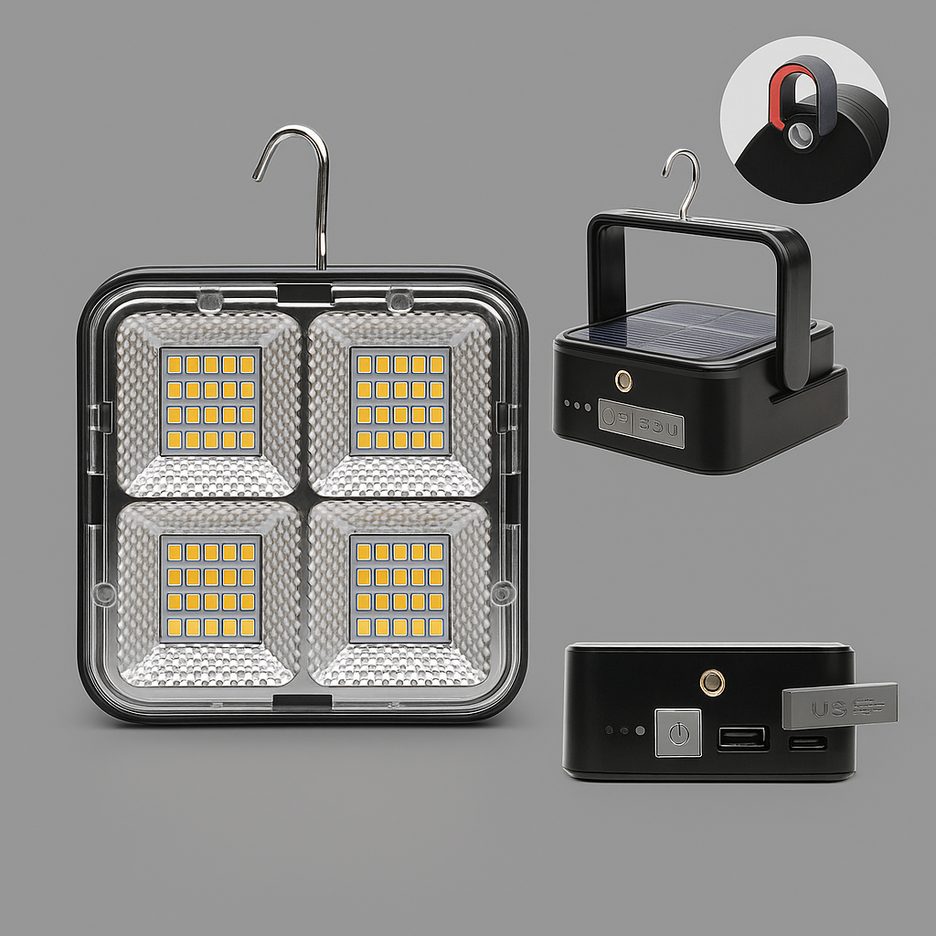 SHARK - 30 FLOOD SOLAR Solar and USB charging lamp private solar lamp without Electricity SHARK - 30 FLOOD SOLAR Solar and USB charging lamp private solar lamp without Electricity
