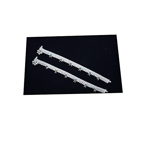 Sterling Silver Small Drops Anklet