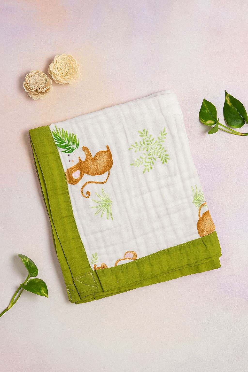 6-Layer Muslin Cotton Bath Towel – Soft & Absorbent – 60 x 120 cm – Assorted Designs 6-Layer Muslin Cotton Bath Towel – Soft & Absorbent – 60 x 120 cm – Assorted Designs