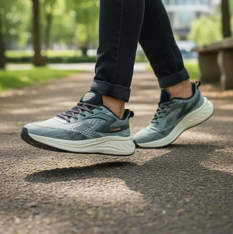 Abros Chance L.Olive/Black - Men's Running Shoes