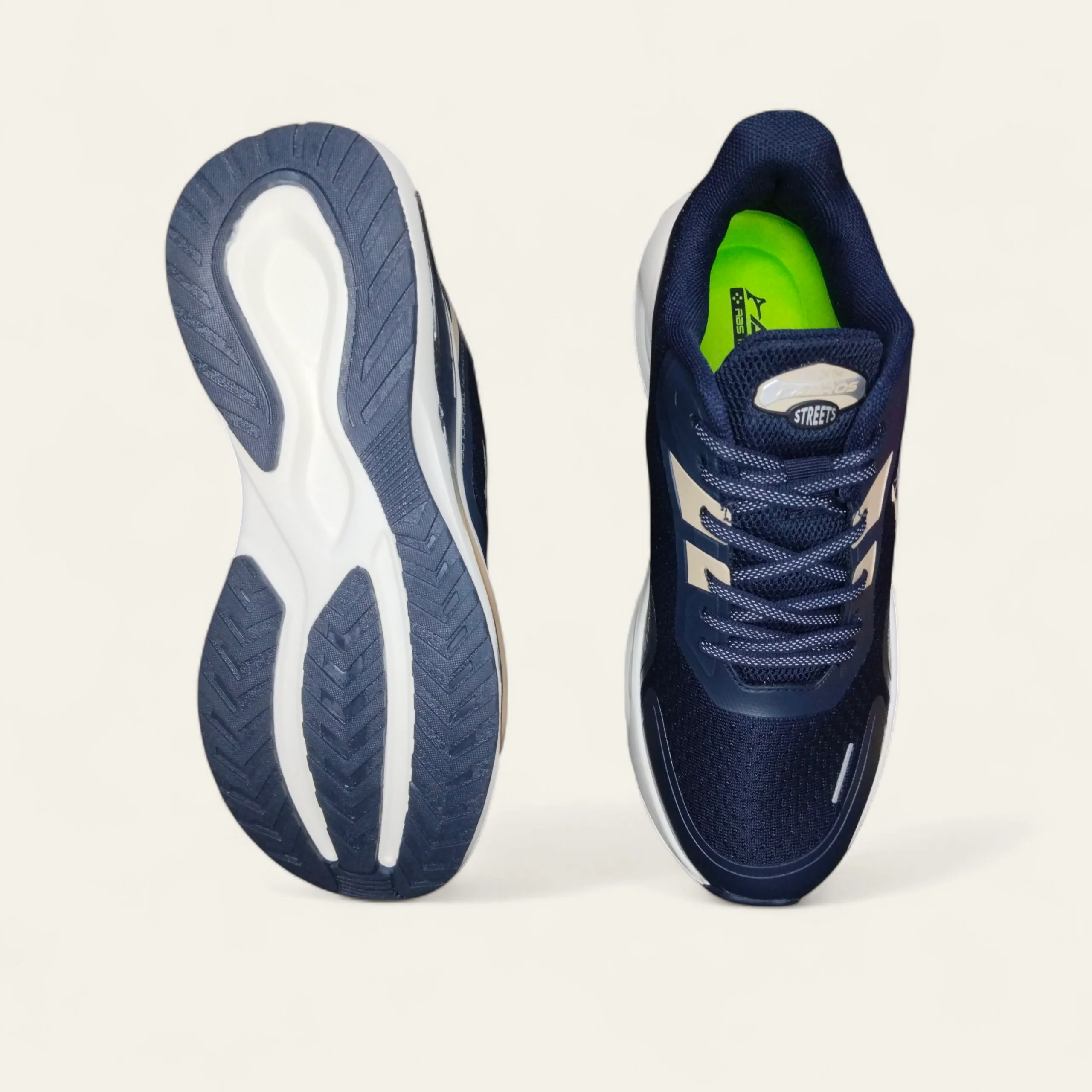 Abros GT700 Navy/Beige - Men's Running Shoes Abros GT700 Navy/Beige - Men's Running Shoes