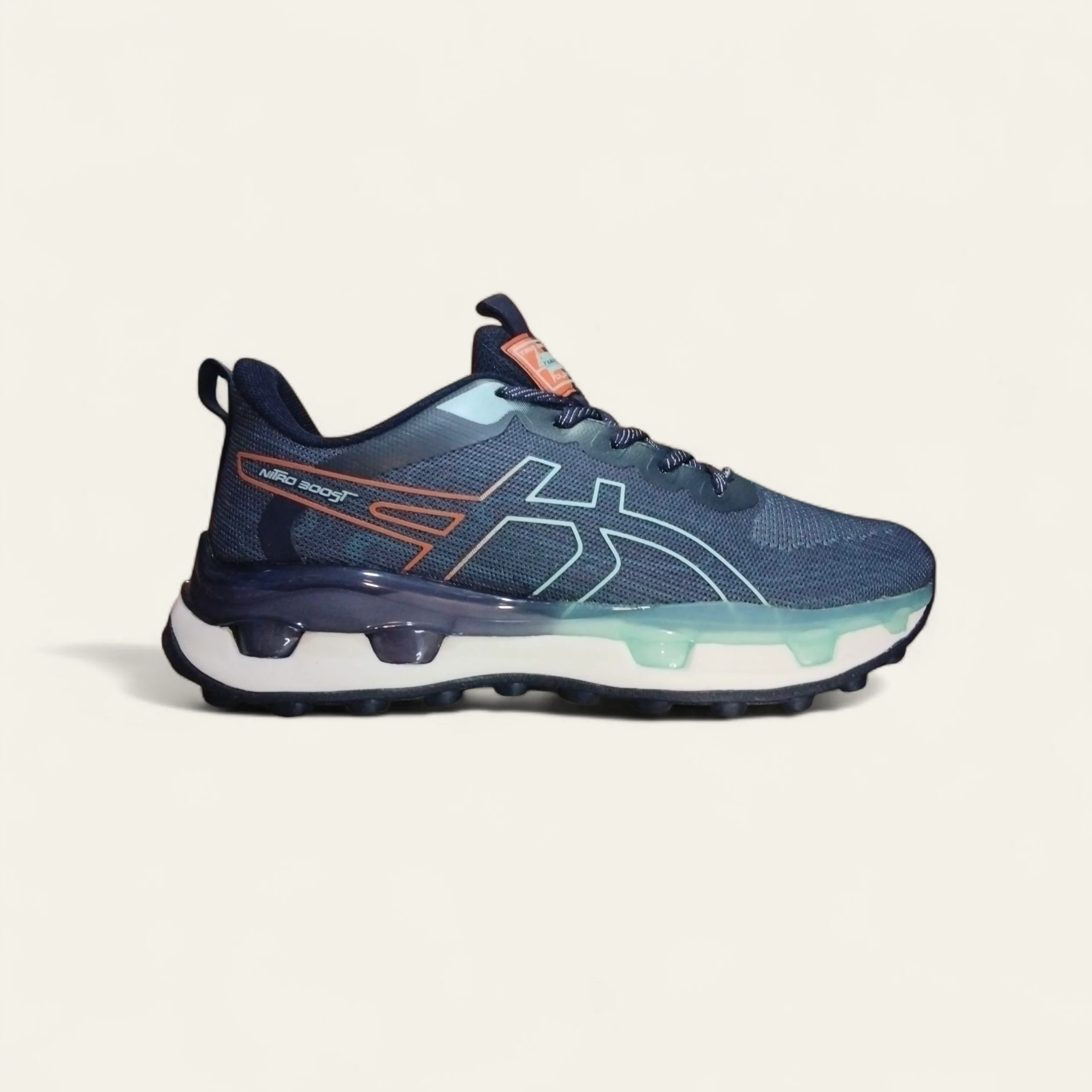 Abros Jace Navy/Orange - Men's Sports Shoes