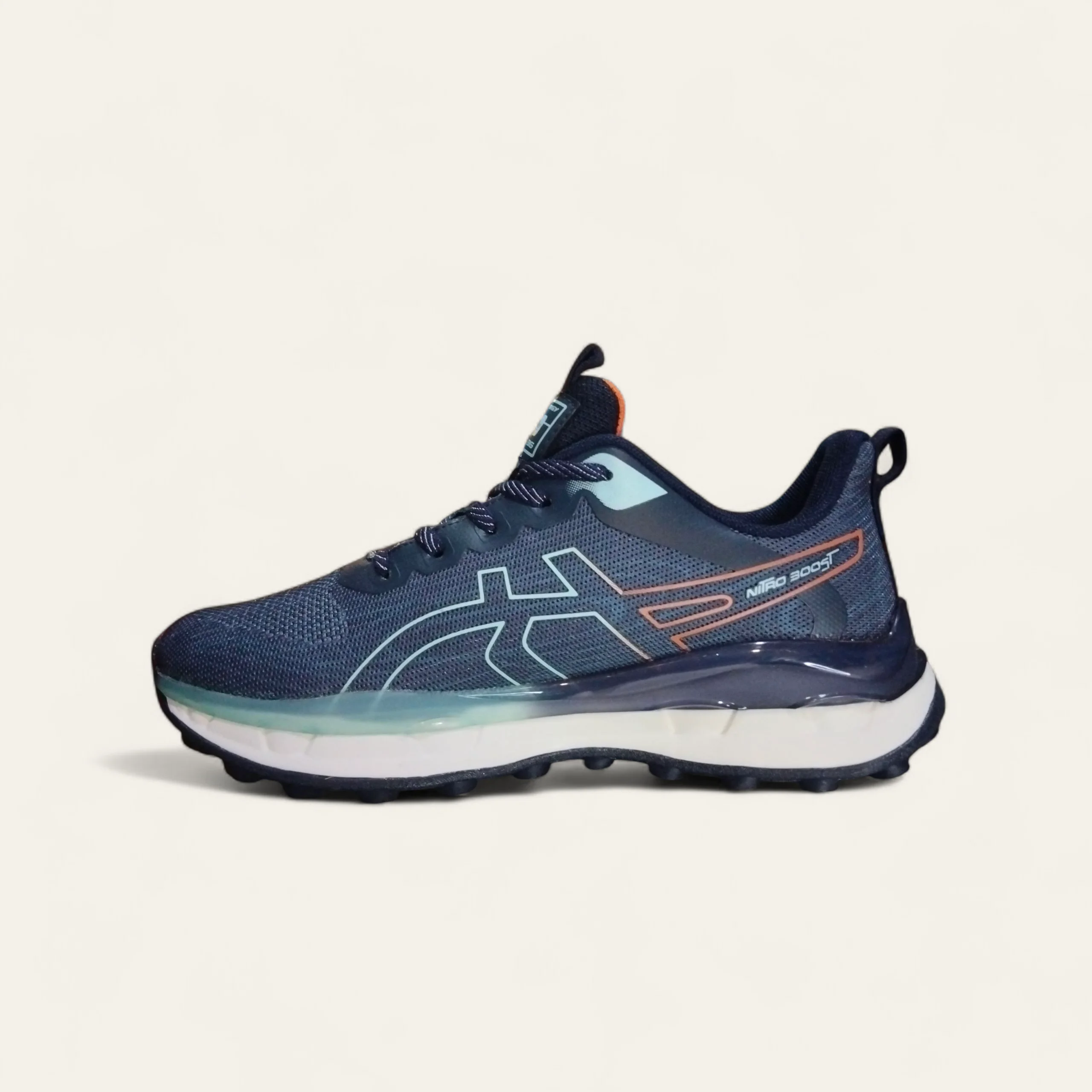 Abros Jace Navy/Orange - Men's Sports Shoes