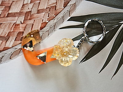 'J' ESPEJO LETTER KEYCHAIN (LKB00035)