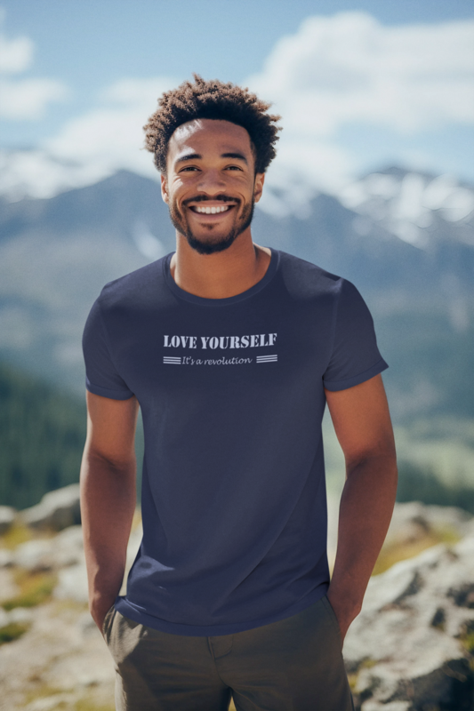 Navy Blue Men Platinum Tshirt Navy Blue Men Platinum Tshirt