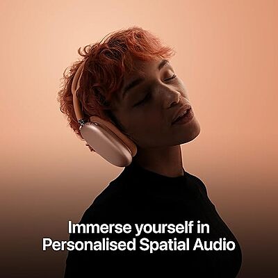 AirPods Max Wireless Over-Ear Headphones, Pro-Level Active Noise Cancellation