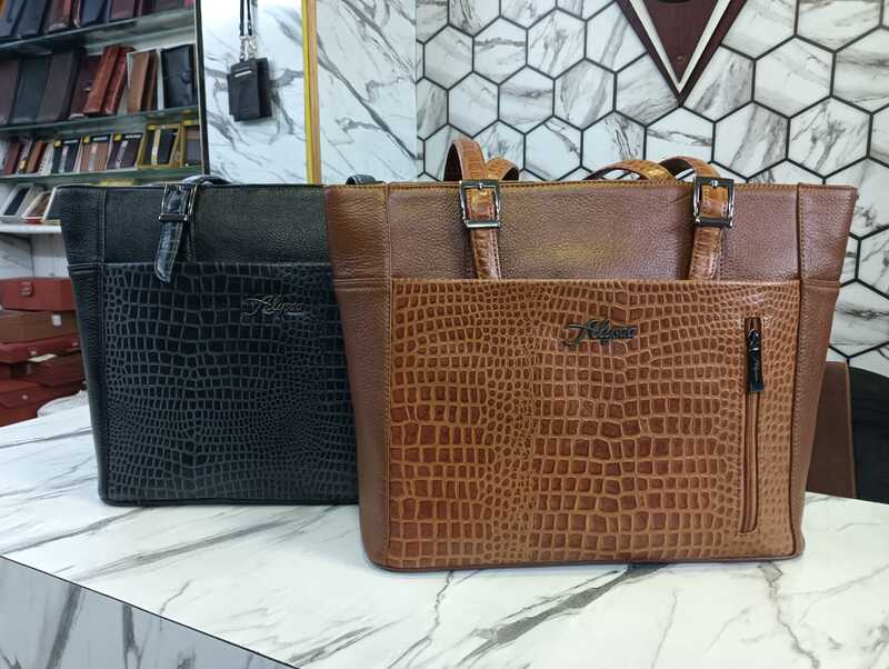 Genuine Buff Leather Shoulder Bag for Women Genuine Buff Leather Shoulder Bag for Women