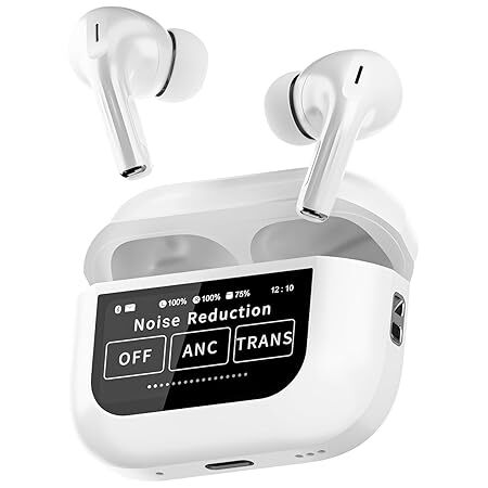 Earbuds Pro 2 Gen,Display Control Earbuds,with ANC- ENC Active Noise Cancellation,DisplayTouch Earbuds,Type-C Fast Charging Earbuds Pro 2 Gen,Display Control Earbuds,with ANC- ENC Active Noise Cancellation,DisplayTouch Earbuds,Type-C Fast Charging