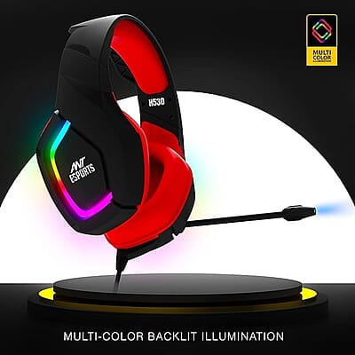 Ant Esports H530 Multi-Platform Pro RGB Gaming Headsetfor PC / PS4 / PS5 / Xbox One / Switch1 with mic Ant Esports H530 Multi-Platform Pro RGB Gaming Headsetfor PC / PS4 / PS5 / Xbox One / Switch1 with mic