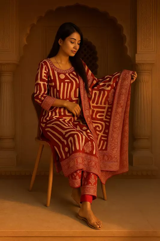 058 KURTI SET