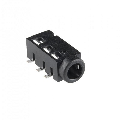 AUX SMD TYPE – Black 3.5mm Female Audio Connector for Headphones, Mobile Phones, Computers, MP3/MP4 & More – High-Quality Sound & Durable Design
