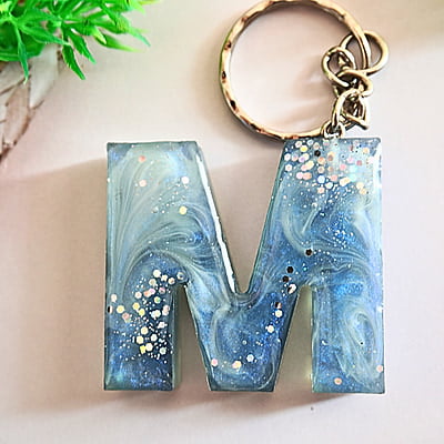 'M'MOSAICISM LETTER KEYCHAIN(LKB00041