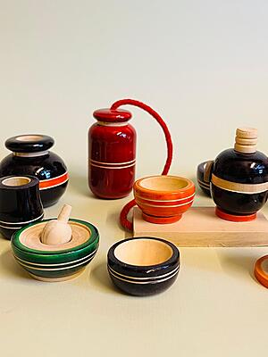 Wooden Kitchen set
